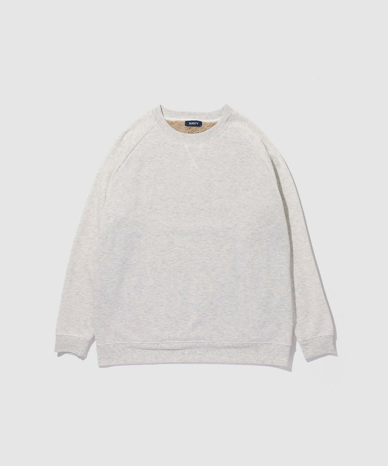 NAVY 裏ボアトレーナー メンズ商品画像-11