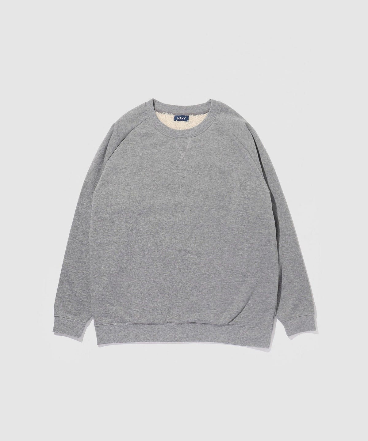 NAVY 裏ボアトレーナー メンズ