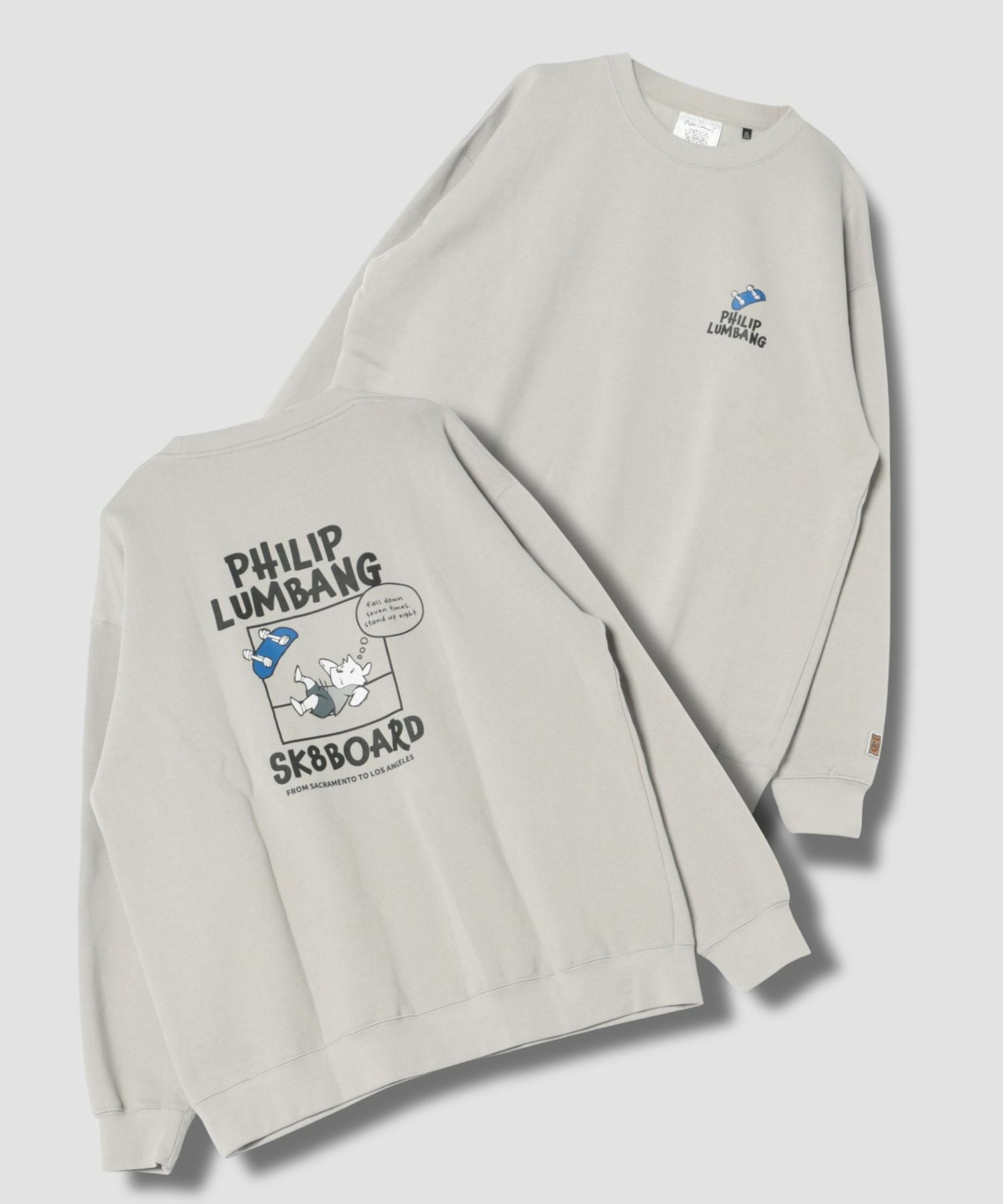 Philip Lumbang リラックスフィットトレーナー メンズ