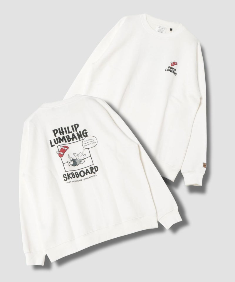 [期間限定価格]Philip Lumbang  リラックスフィットトレーナー メンズ商品画像-2