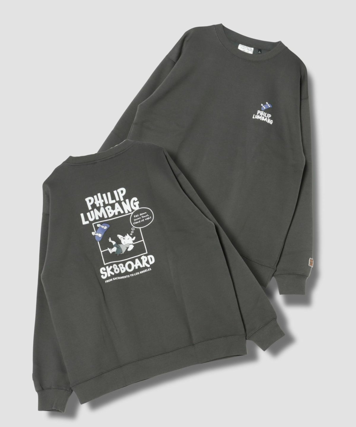 Philip Lumbang リラックスフィットトレーナー メンズ