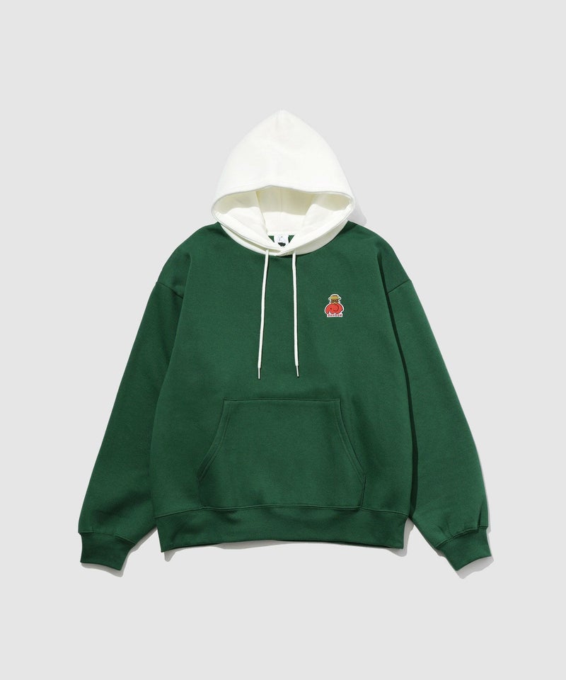 RED CAP GIRL×ドムドムハンバーガー 裏起毛配色フーディー メンズ商品画像-16