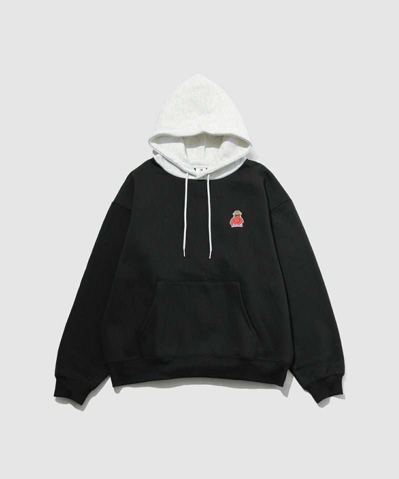 RED CAP GIRL×ドムドムハンバーガー 裏起毛配色フーディー メンズ商品画像-18