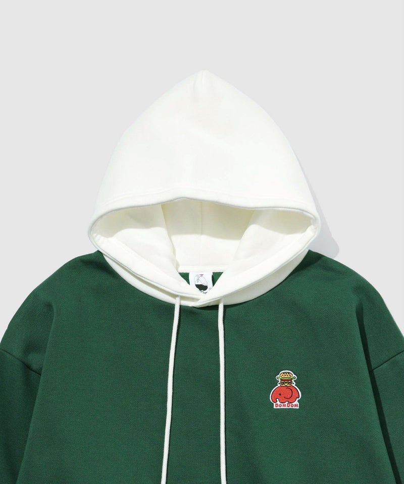 RED CAP GIRL×ドムドムハンバーガー 裏起毛配色フーディー メンズ商品画像-20