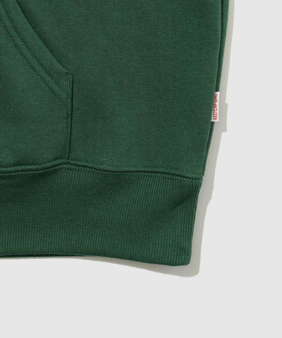 RED CAP GIRL×ドムドムハンバーガー 裏起毛配色フーディー メンズ【数量限定トートバッグをプレゼント】