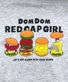 RED CAP GIRL×ドムドムハンバーガー 裏起毛配色フーディー メンズ商品サムネイル-26