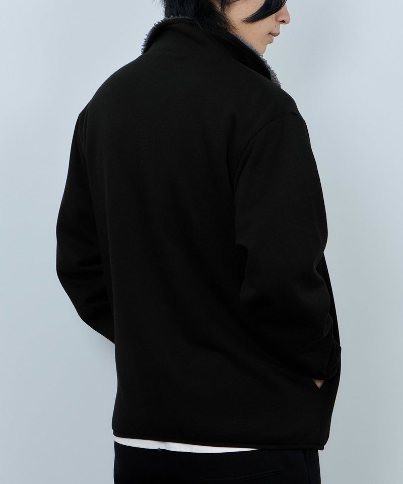 NAVY 裏ボアフルジップブルゾン メンズ商品画像-7