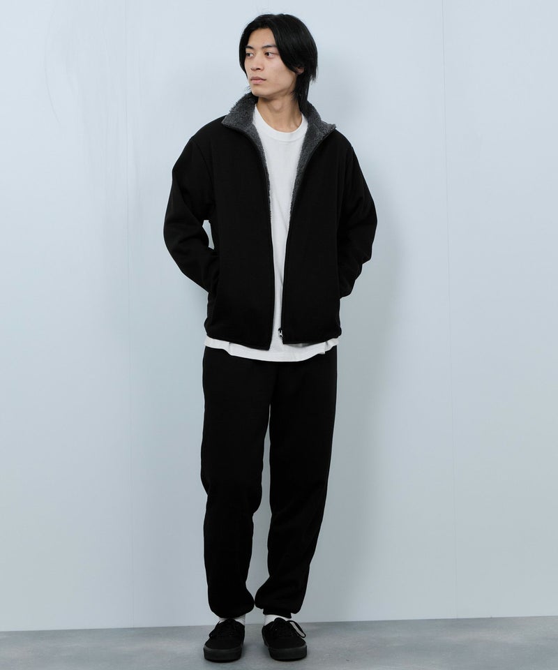 NAVY 裏ボアフルジップブルゾン メンズ商品画像-9