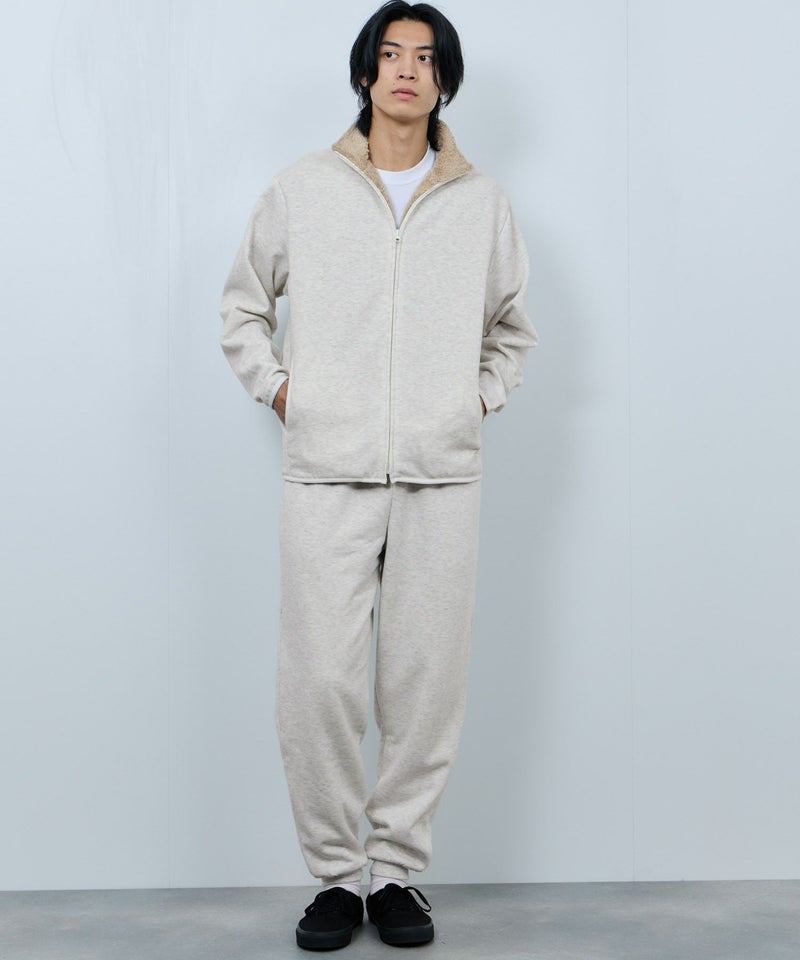 NAVY  裏ボアフルジップブルゾン メンズ商品画像-11