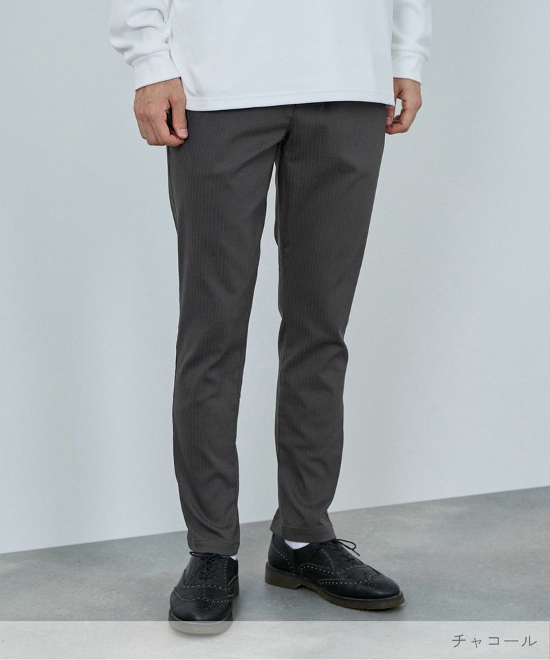 NAVY 毎日はきたくなるラクラクパンツ 「マイラク」 裏起毛パンツ メンズ商品画像-3