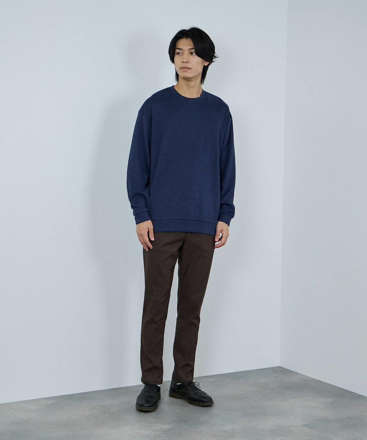 NAVY 毎日はきたくなるラクラクパンツ 「マイラク」 裏起毛パンツ メンズ