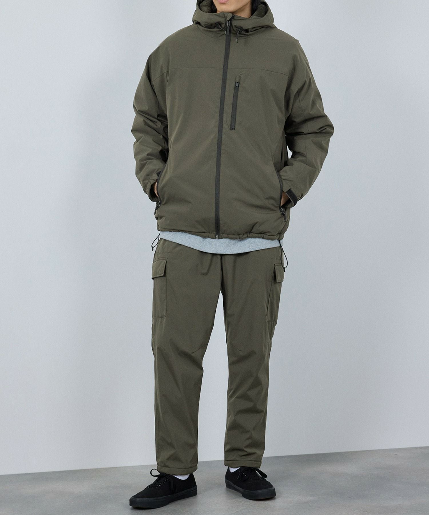 NAVY シャットパンツ SOLOTEX(R)使用 カーゴパンツ メンズ