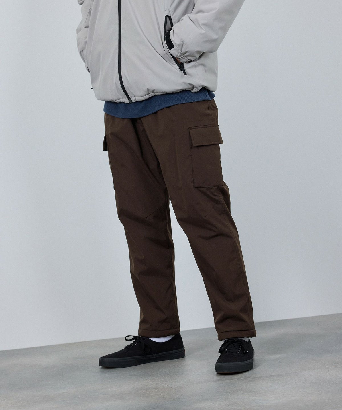 [予約販売 10/21より順次発送予定] NAVY シャットパンツ SOLOTEX(R)使用 カーゴパンツ メンズ