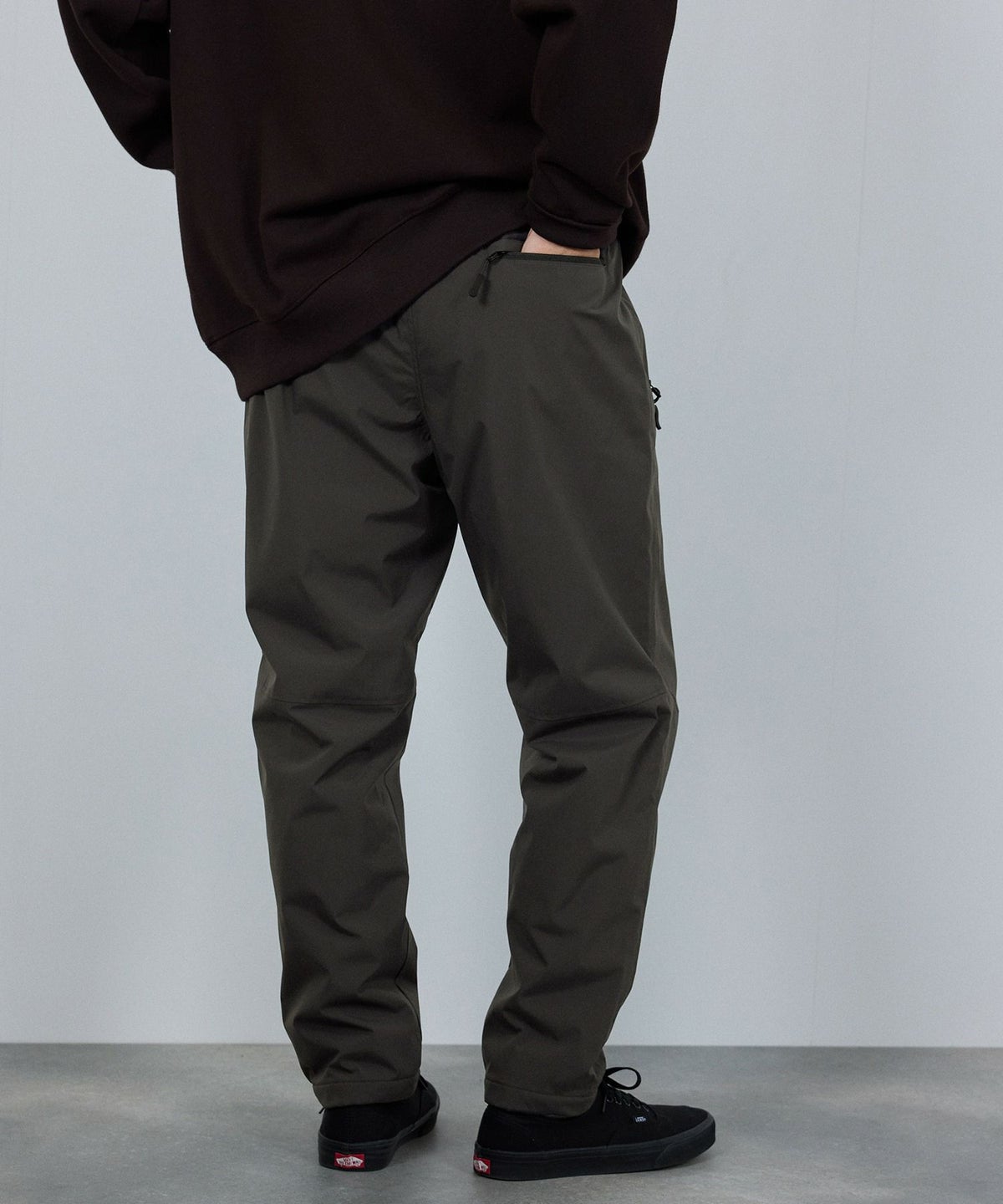  [予約販売 10/21より順次発送予定] NAVY シャットパンツ SOLOTEX(R)使用 イージーパンツ メンズ