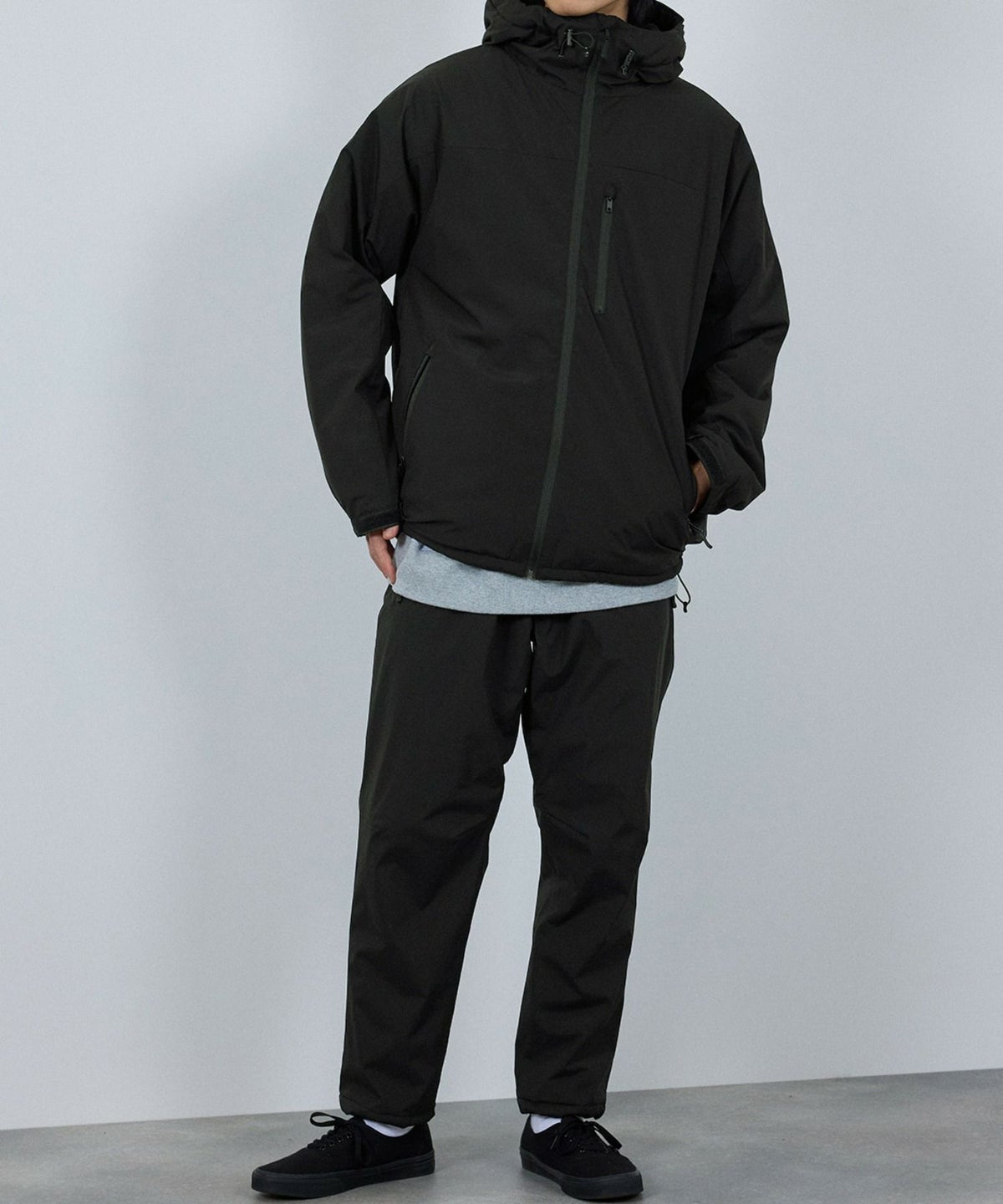  [予約販売 10/21より順次発送予定] NAVY シャットパンツ SOLOTEX(R)使用 イージーパンツ メンズ