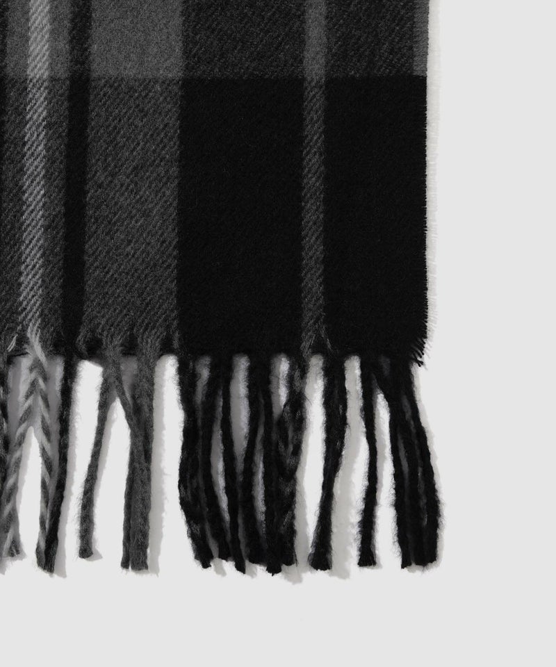 NAVY  MAC HEAT チェックマフラー メンズ商品画像-5