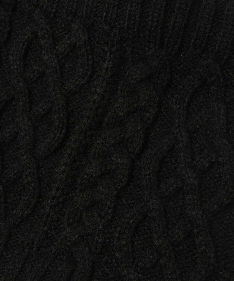 NAVY  MAC HEAT ケーブルネックウォーマー メンズ商品画像-6