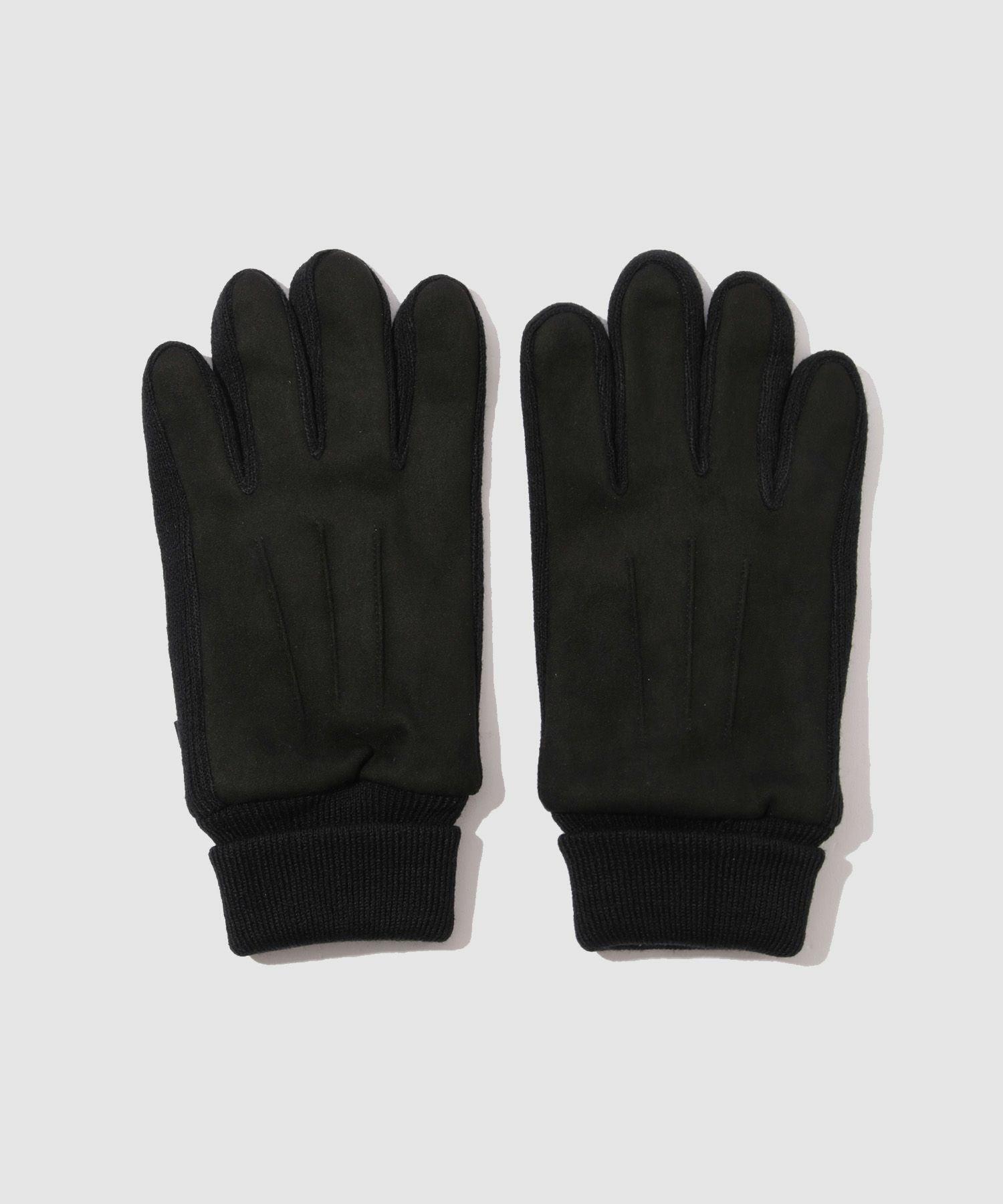 NAVY MAC HEAT ニットマチスエード手袋 メンズ