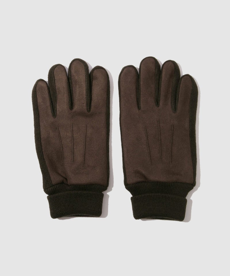 NAVY MAC HEAT ニットマチスエード手袋 メンズ商品画像-3