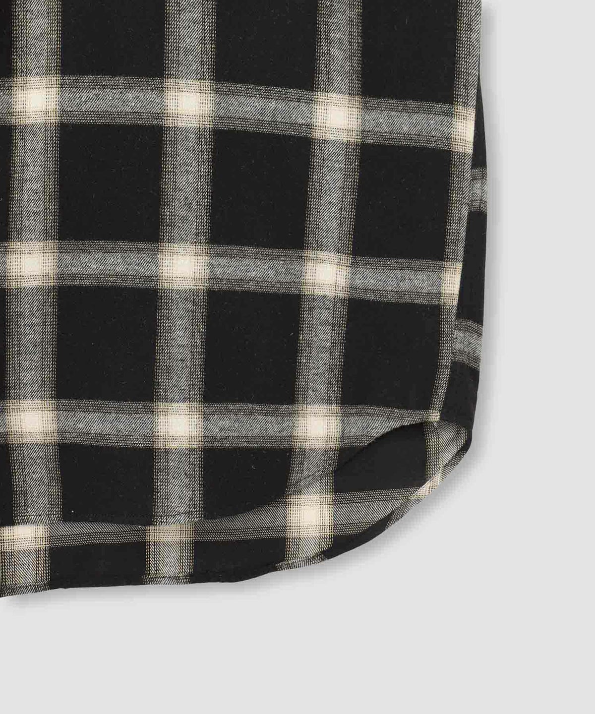 nAvy ハーフジップオンブレネルシャツ レディース