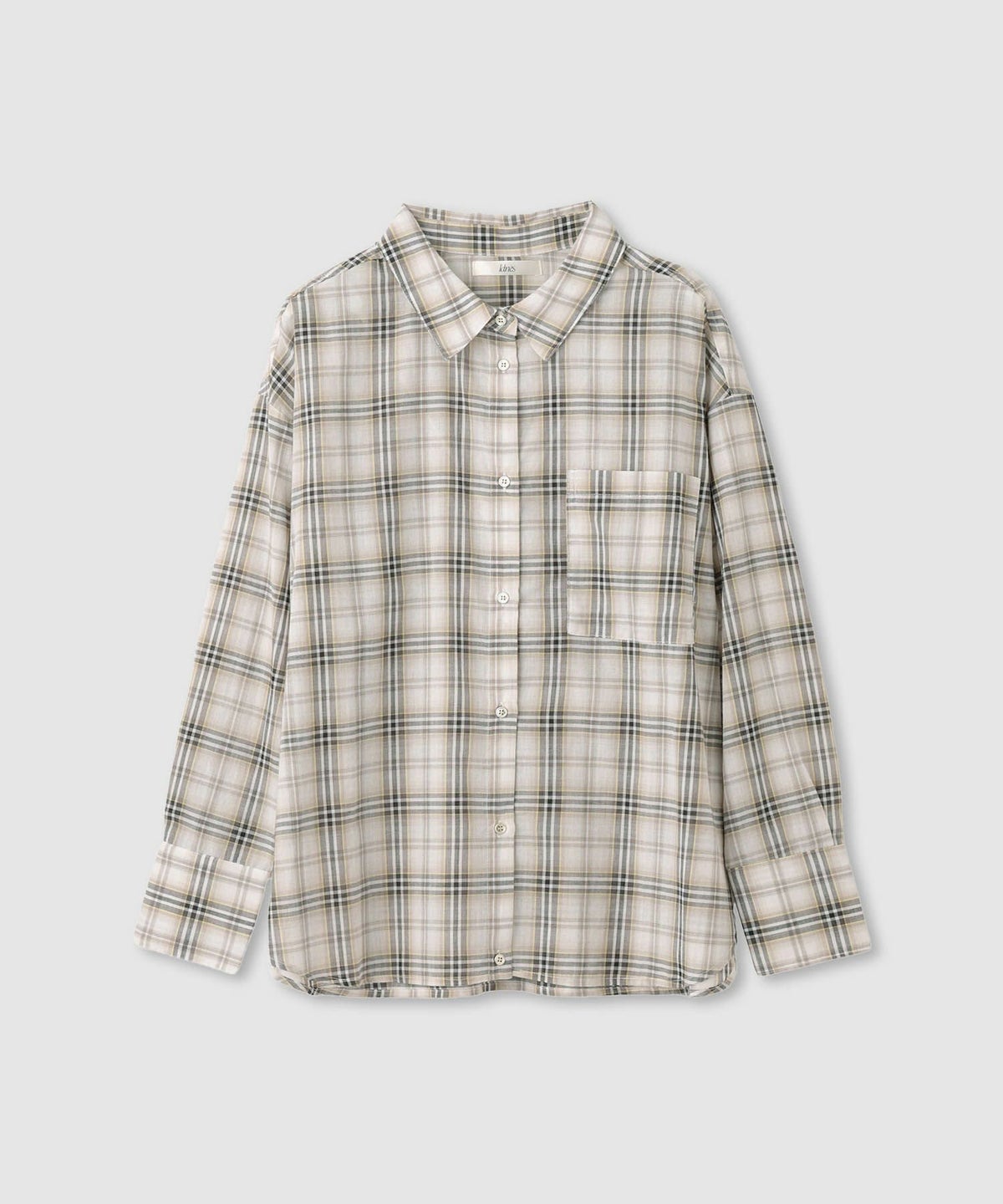 Idnes 2WAYカシュクールシャツ レディース