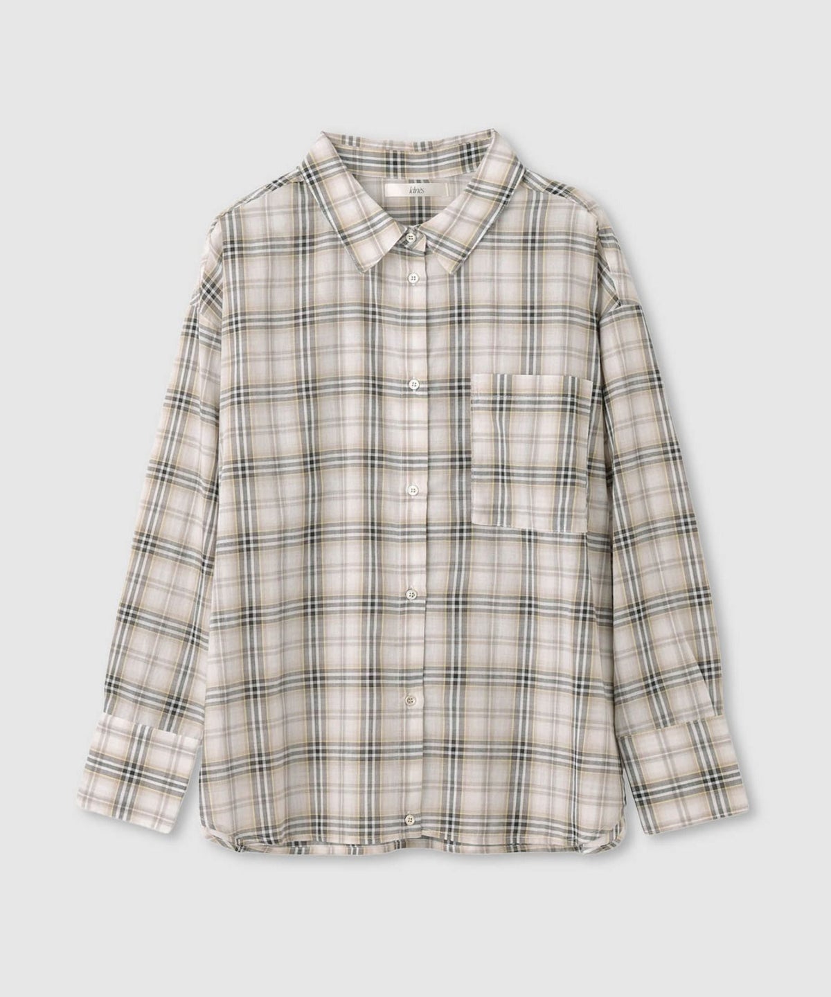 Idnes 2WAYカシュクールシャツ レディース