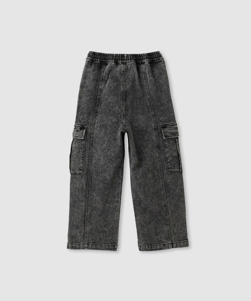 Simplify デニムカーゴパンツ キッズ商品画像-5