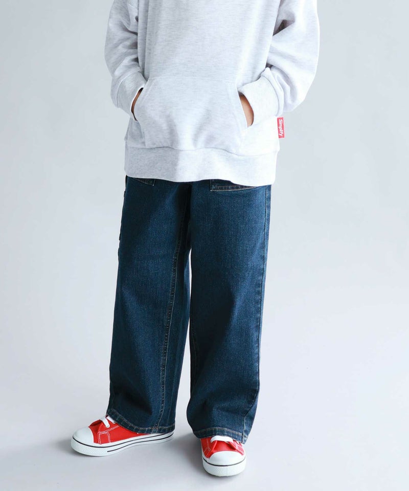 Simplify デニムペインターパンツ キッズ商品画像-1