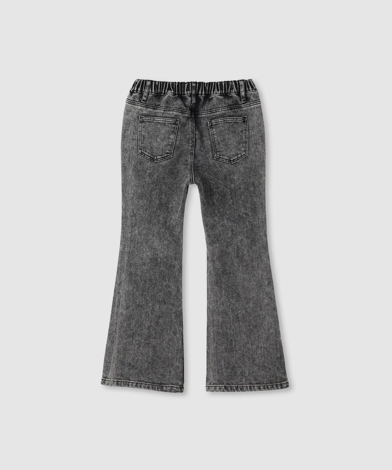 Simplify  デニムフレアパンツ キッズ商品画像-2