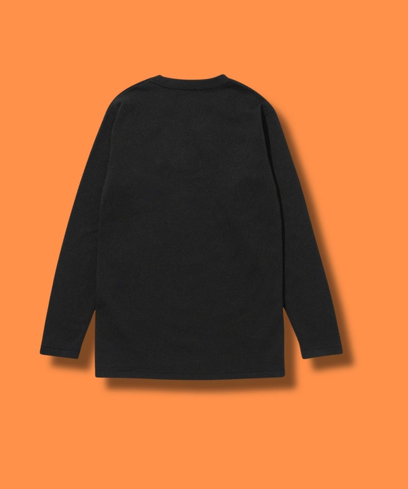 NAVY  MAC HEAT 裏シャギーインナー クルーネック長袖 メンズ ネコポス 対応商品商品画像-3