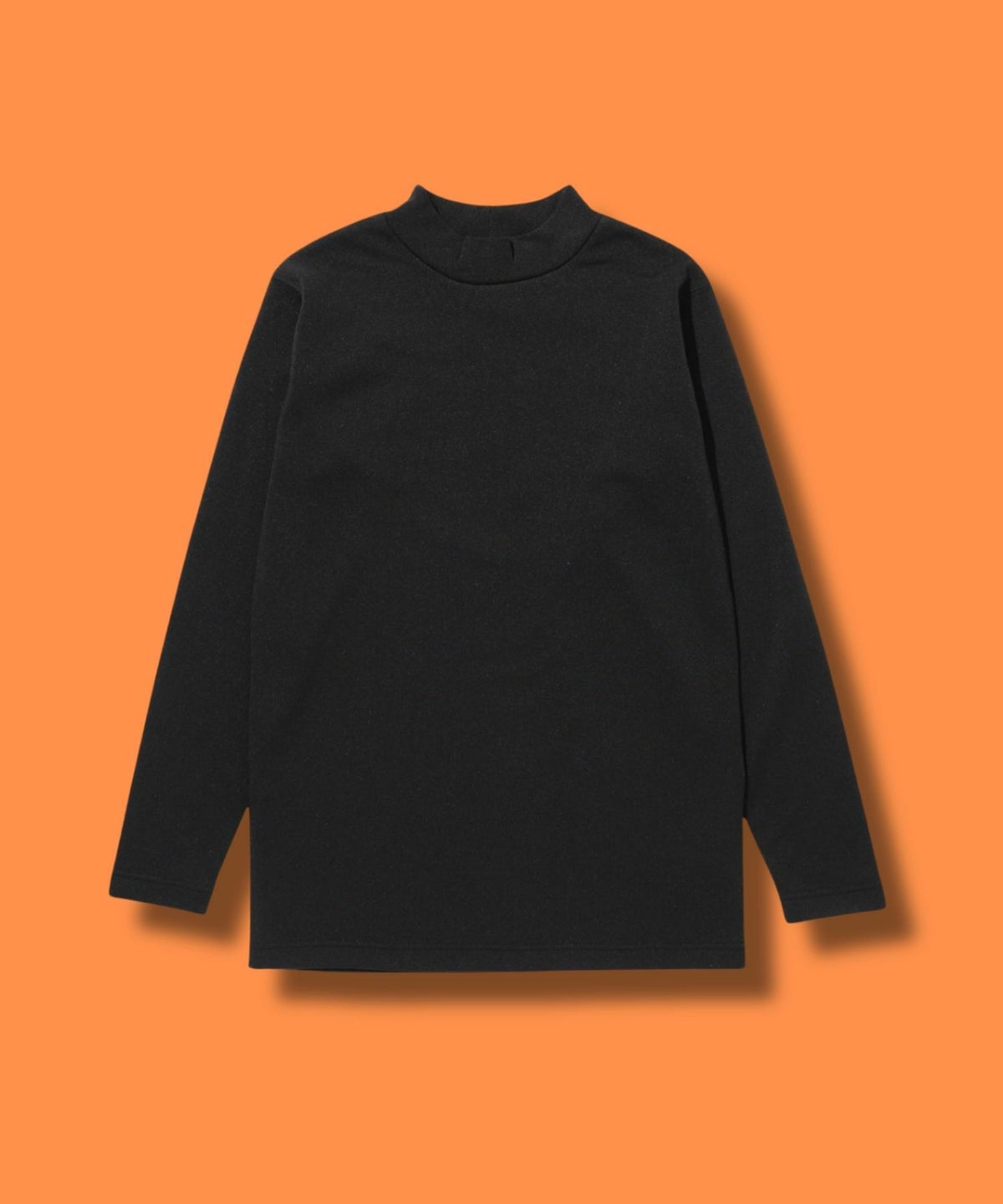 NAVY MAC HEAT 裏シャギーインナー ハイネック長袖 メンズ メール便 対応商品