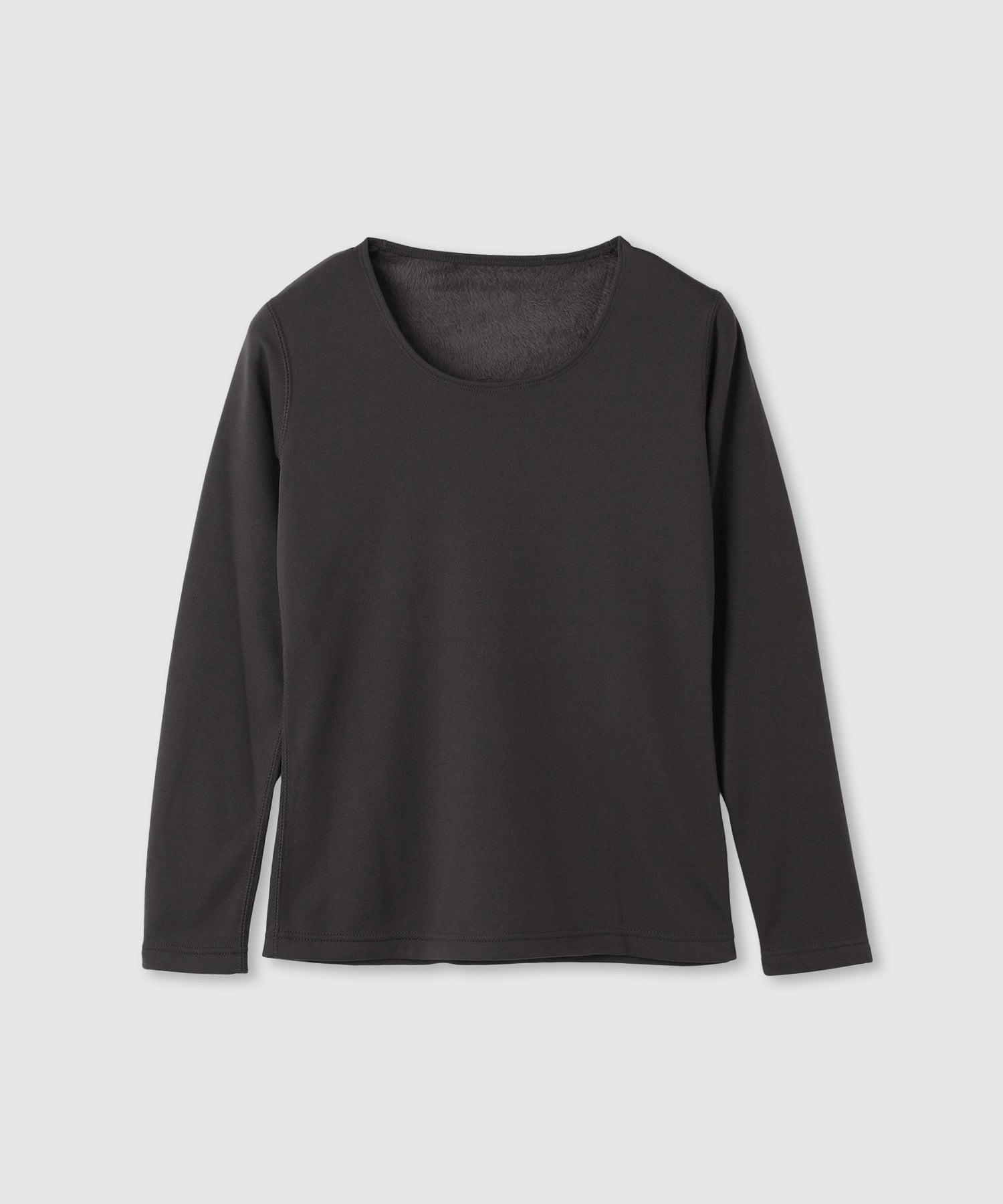 nAvy MAC HEAT 裏シャギーインナー Uネック長袖 レディース