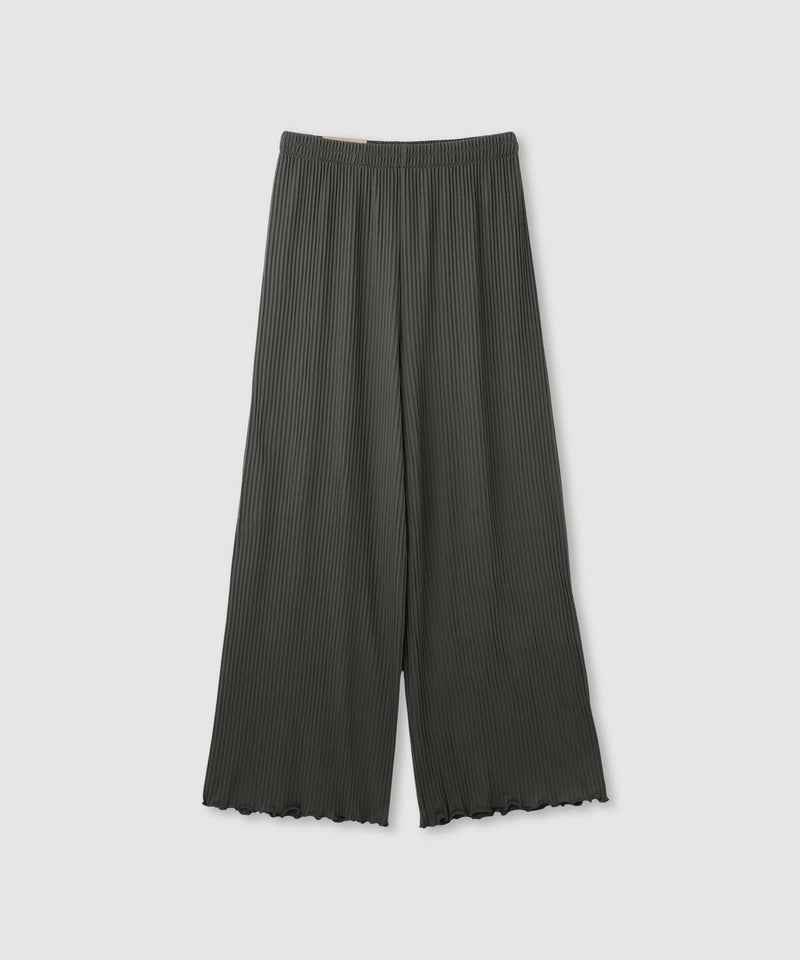 nAvy ハピ楽 起毛プリーツテレコパンツ レディース商品画像-1