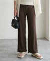 nAvy ハピ楽 起毛プリーツテレコパンツ レディース商品サムネイル-3