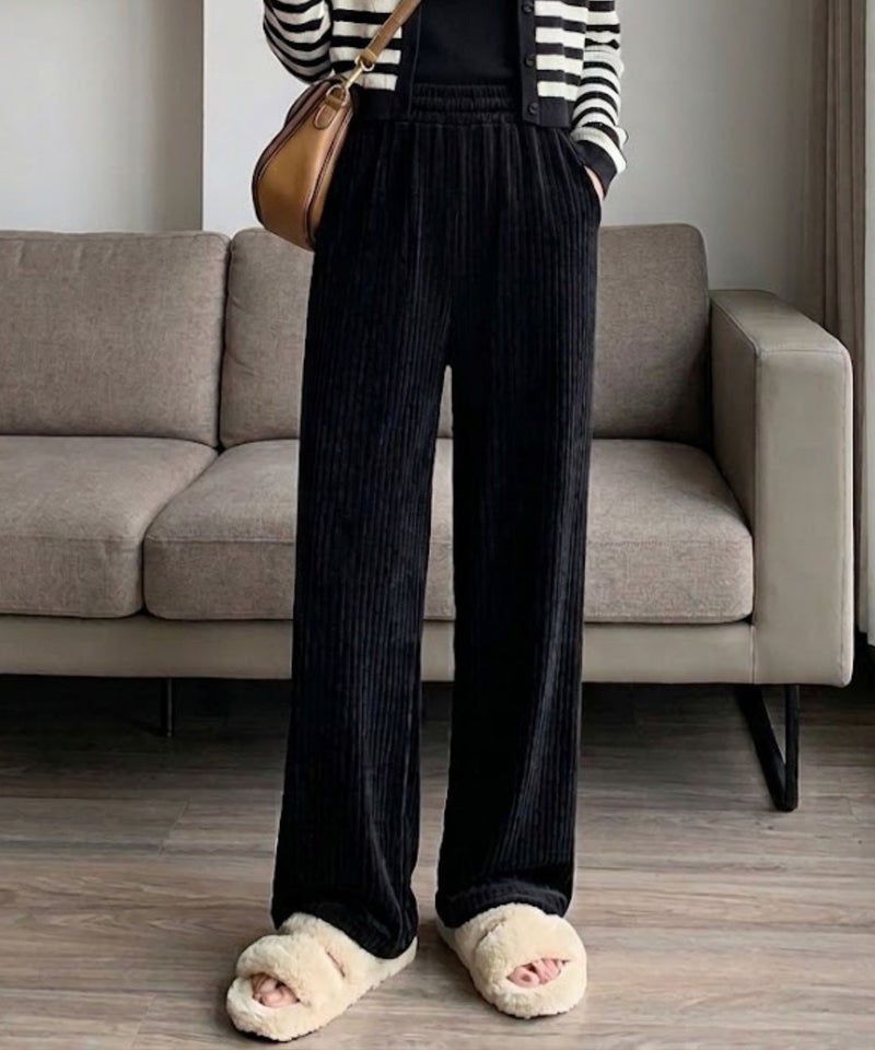 nAvy  ハピ楽 カットコールパンツ レディース商品画像-1