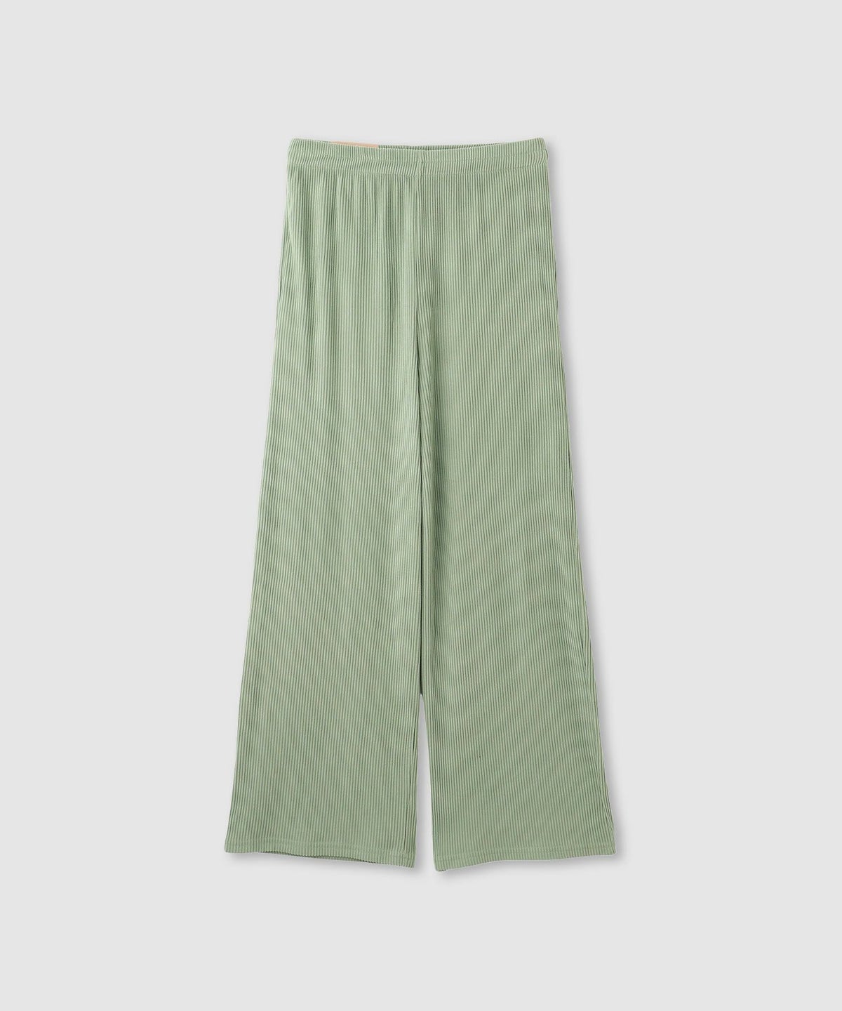 nAvy ハピ楽 畔編み起毛パンツ レディース