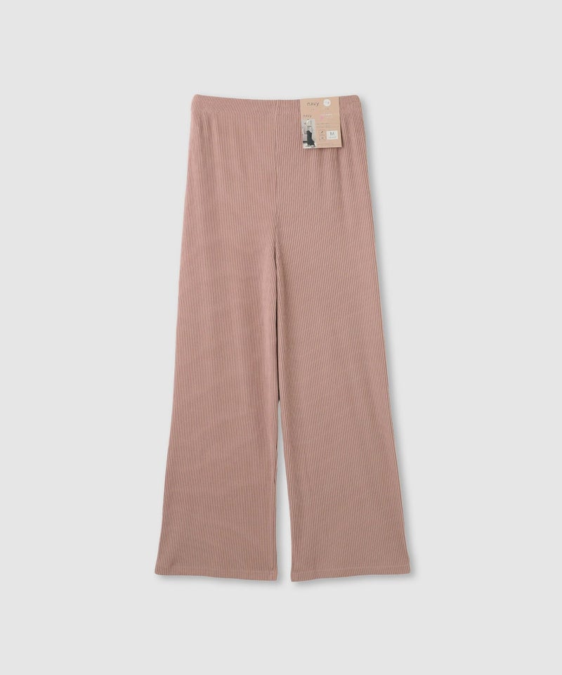 nAvy ハピ楽 畦編み起毛パンツ レディース商品画像-4