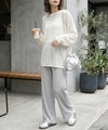 nAvy ハピ楽 畦編み起毛パンツ レディース商品サムネイル-4