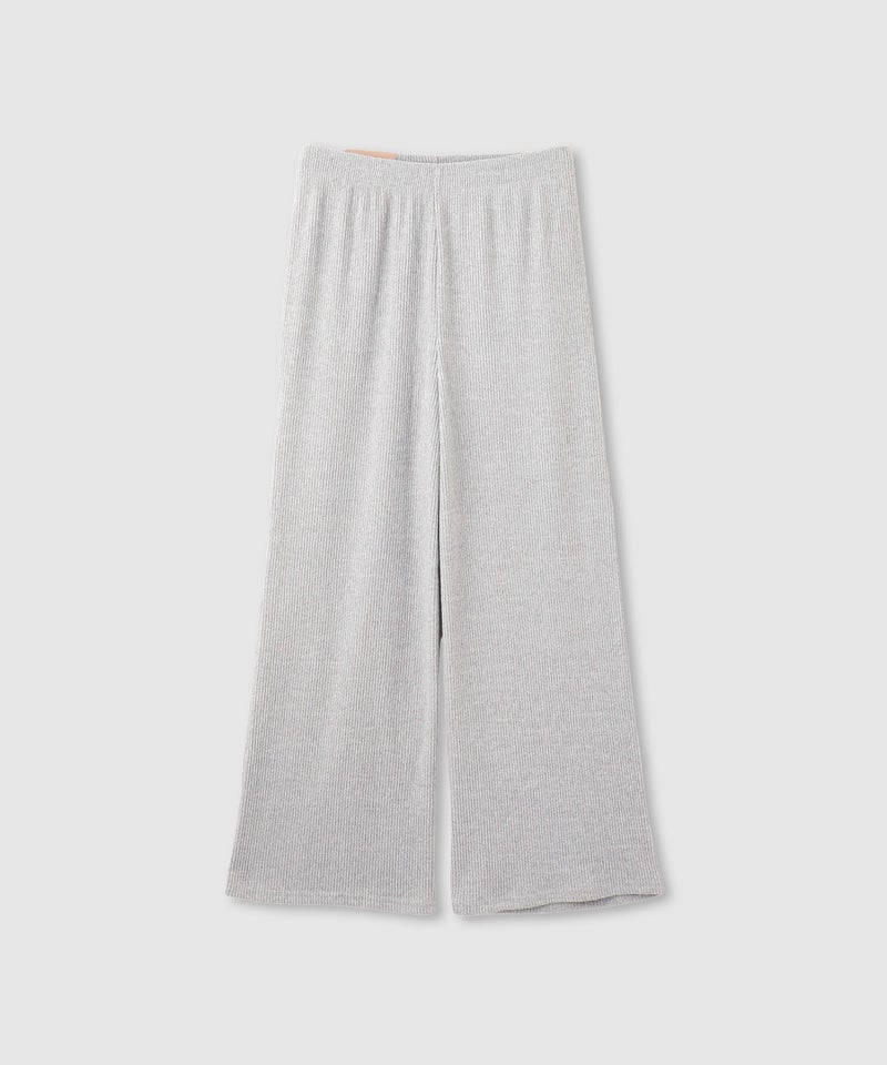 nAvy  ハピ楽 畦編み起毛パンツ レディース商品画像-7
