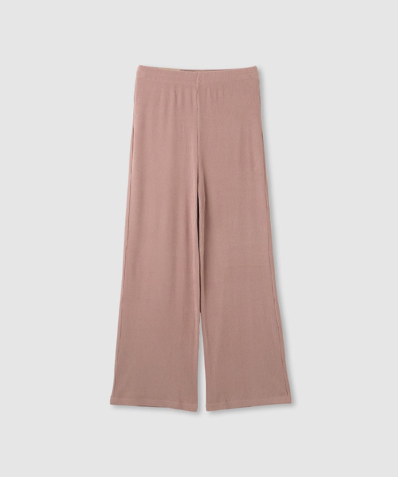 nAvy  ハピ楽 畦編み起毛パンツ レディース商品画像-8