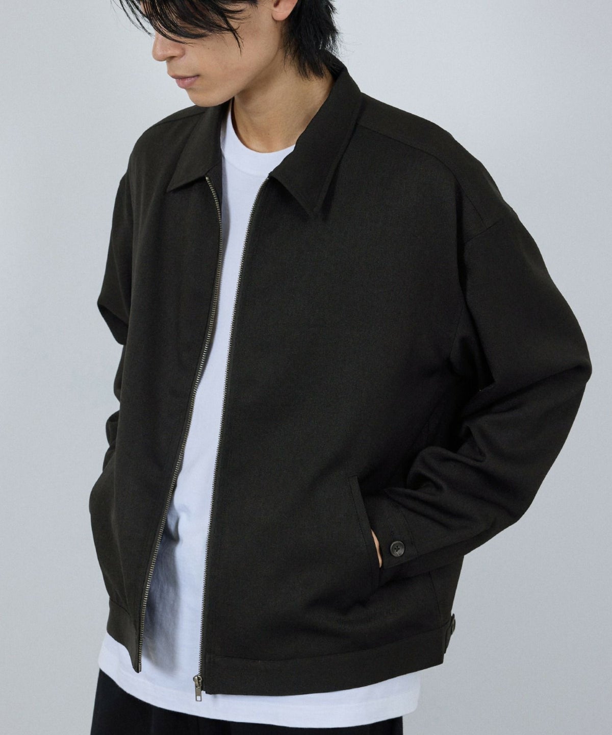 URBAN COLLECTION ラクウール ジップアップジャケット メンズ