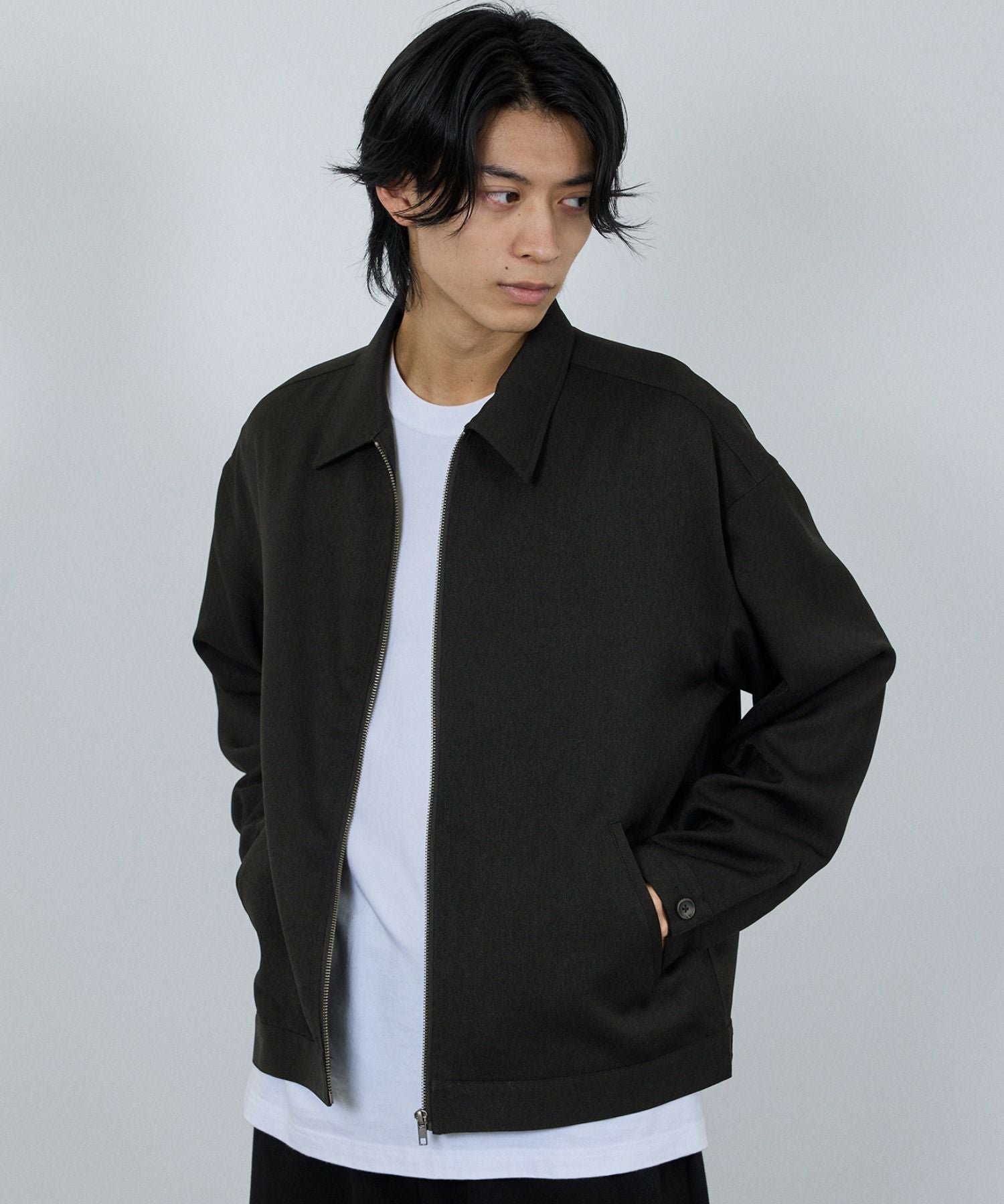 URBAN COLLECTION ラクウール ジップアップジャケット メンズ
