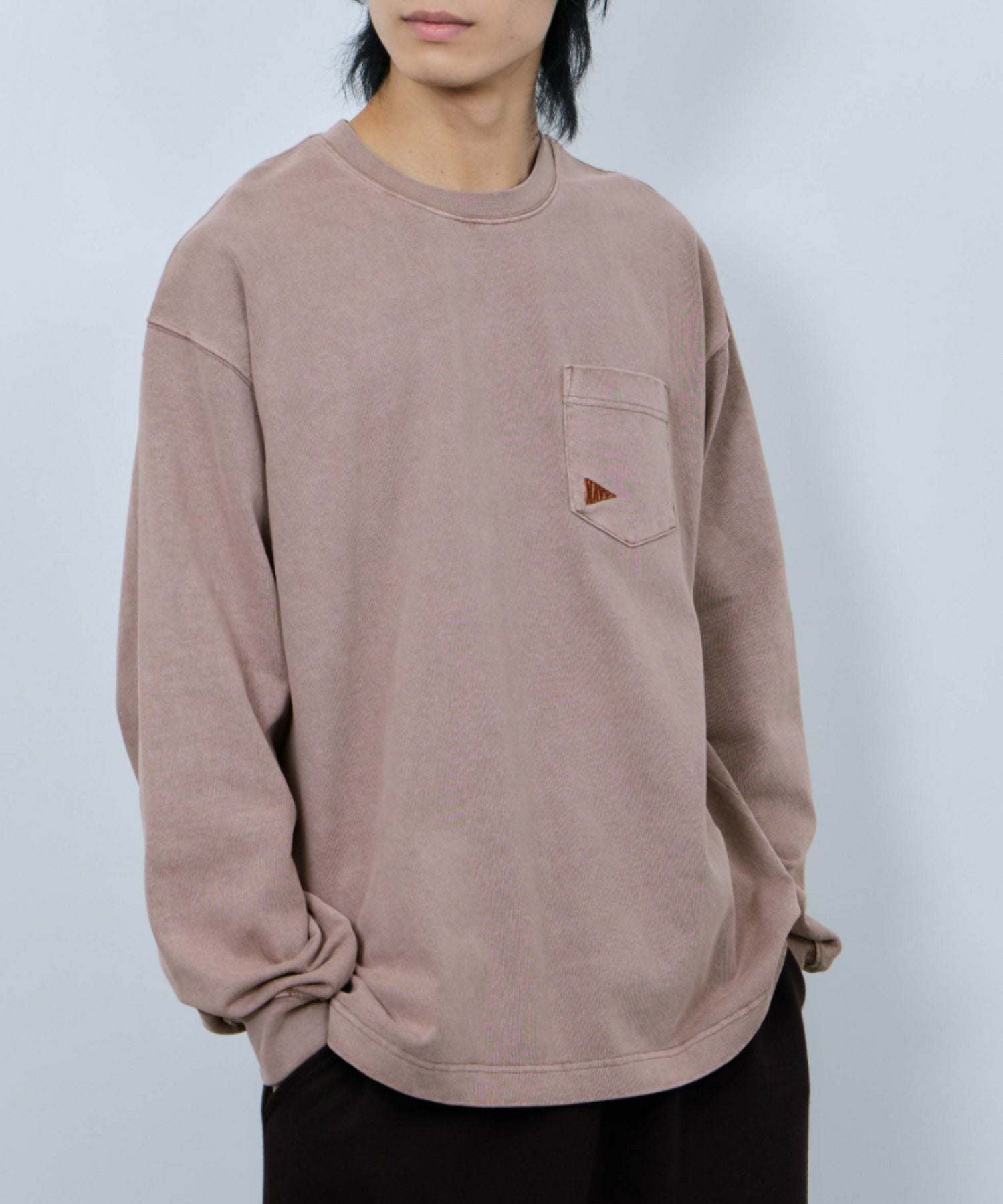 NAVY リラックスヘビーウェイト長袖Tシャツ メンズ