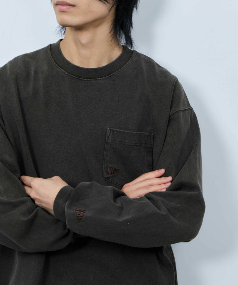 NAVY リラックスヘビーウェイト長袖Tシャツ メンズ商品画像-11