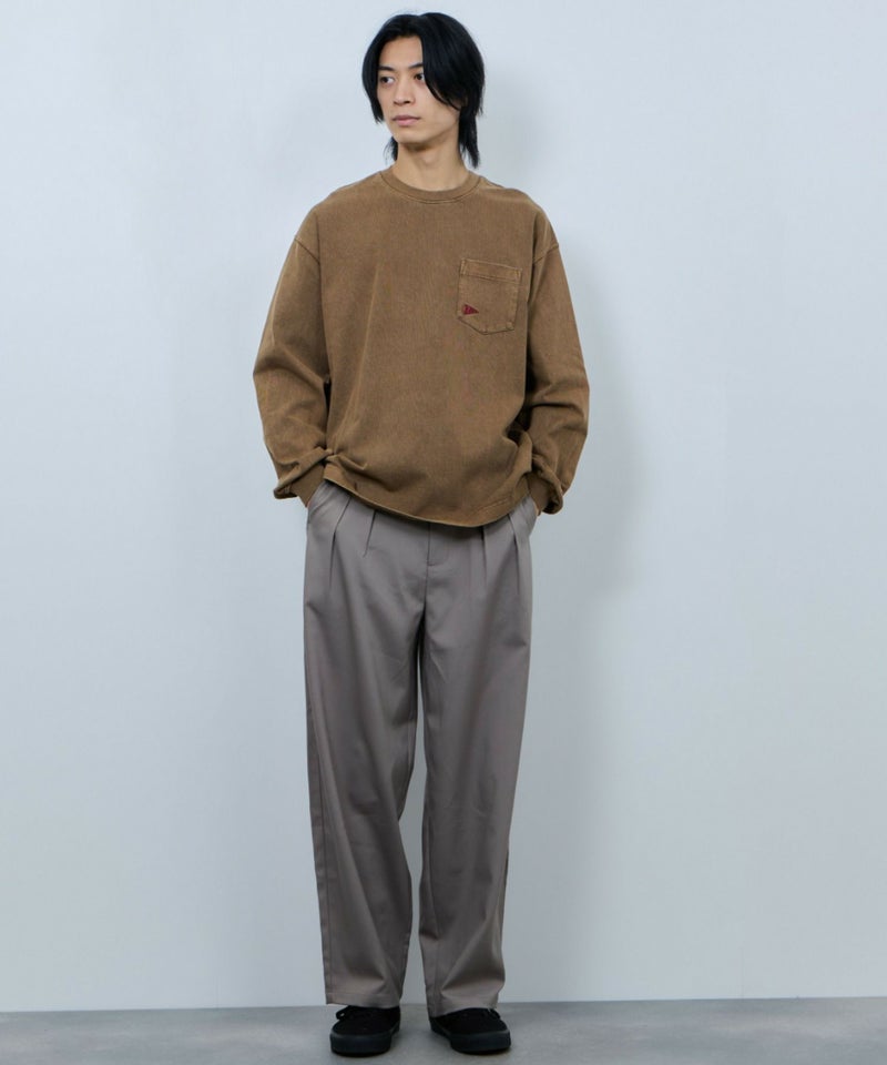 NAVY リラックスヘビーウェイト長袖Tシャツ メンズ商品画像-17