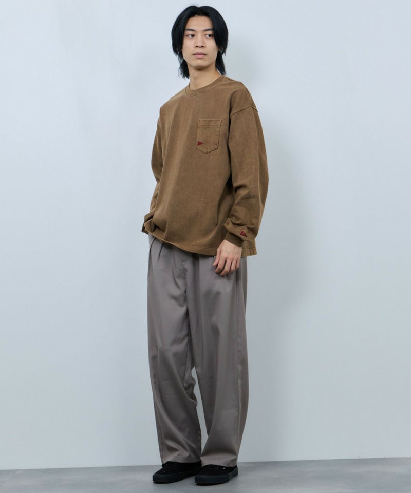 NAVY  リラックスヘビーウェイト長袖Tシャツ メンズ商品画像-18