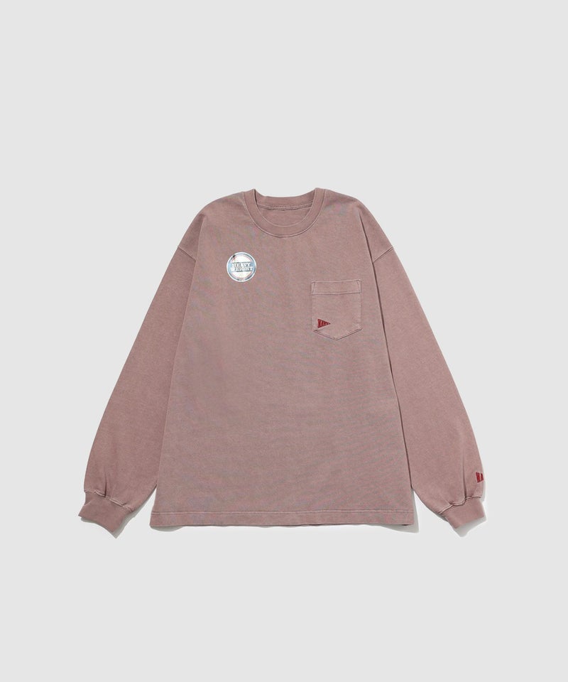 NAVY  リラックスヘビーウェイト長袖Tシャツ メンズ商品画像-19