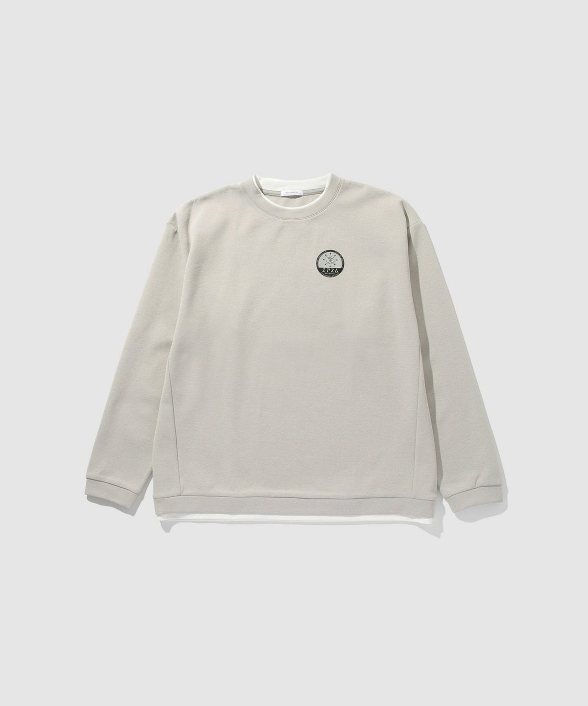 URBAN COLLECTION Air Smoosy 全方向ストレッチ ダンボールニットクルートレーナー メンズ