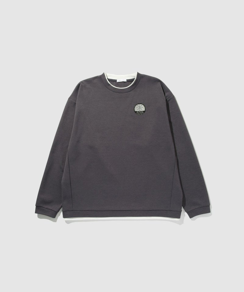 URBAN COLLECTION Air Smoosy 全方向ストレッチ ダンボールニットクルートレーナー メンズ商品画像-17