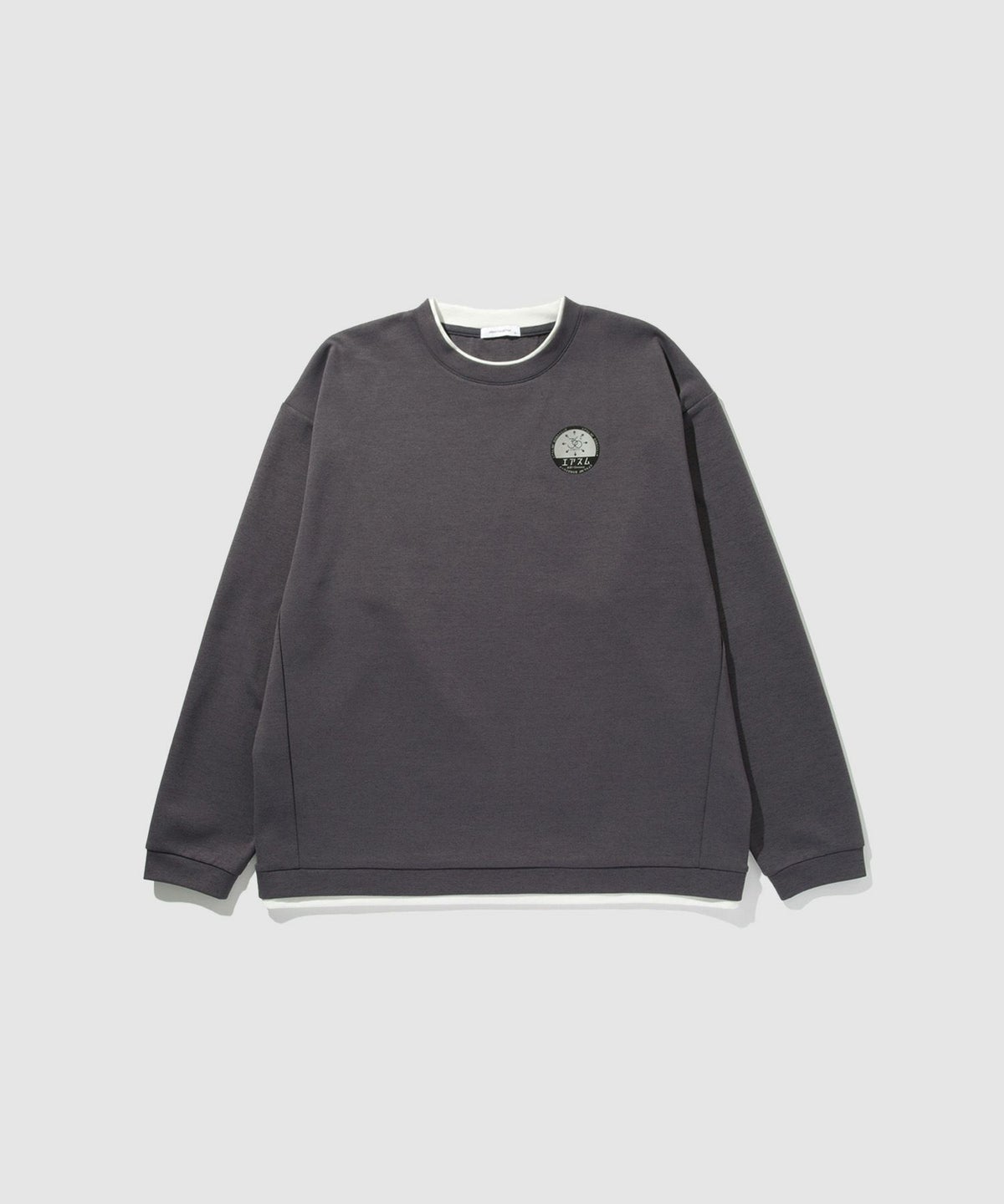 URBAN COLLECTION Air Smoosy 全方向ストレッチ ダンボールニットクルートレーナー メンズ